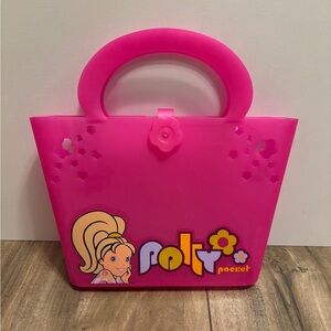 2000s Polly Pocket Fashion Pink Purse Carrying Case Stylin Stuff